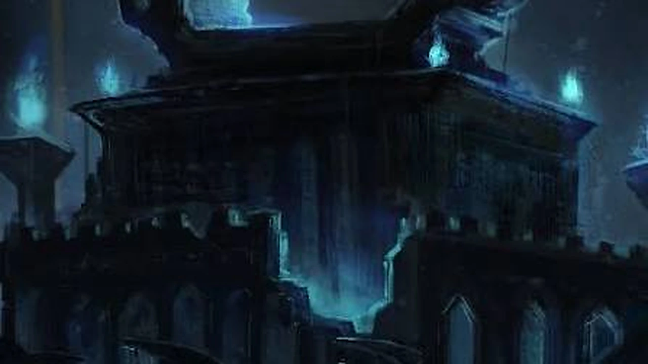 Portal-related ancient temple artwork